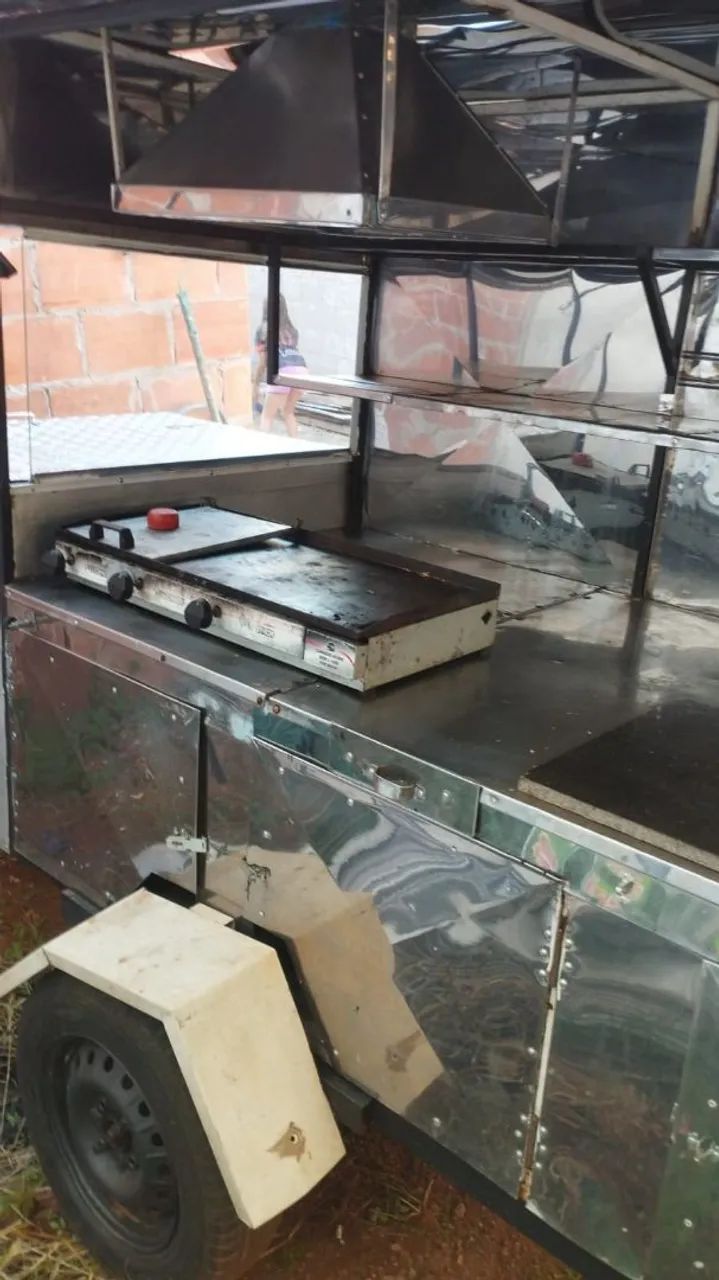 Carrinho de lanche ou pastel com engate  - Foto 4