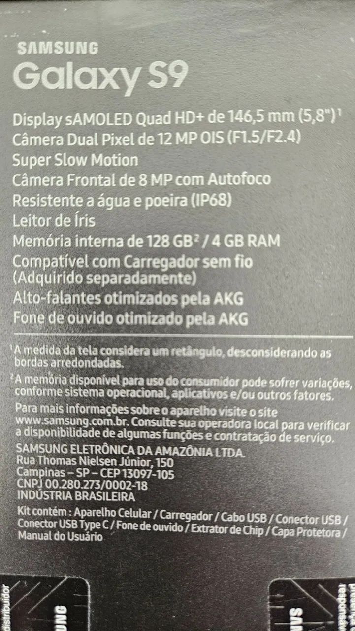 Smartphone Samsung Galaxy S9 (com defeito) - Foto 5
