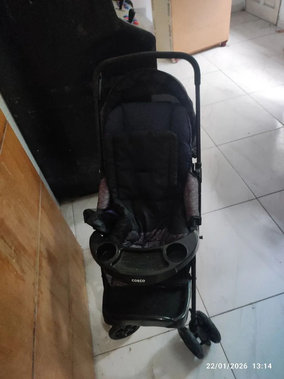 Berço, carrinho e banheira com trocador - Foto 4