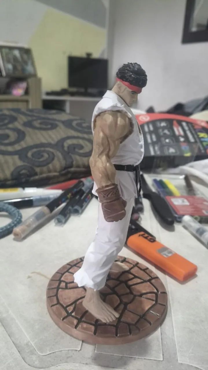 Ryu peça nova feito 3D pintura a mão  - Foto 3