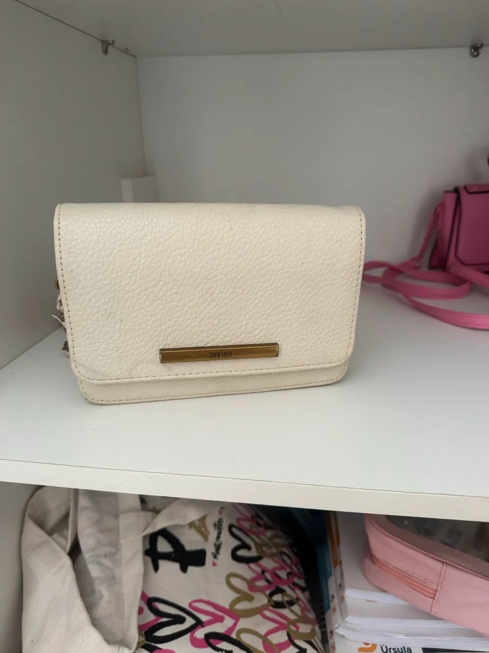 Vendo bolsa santa lolla off white 