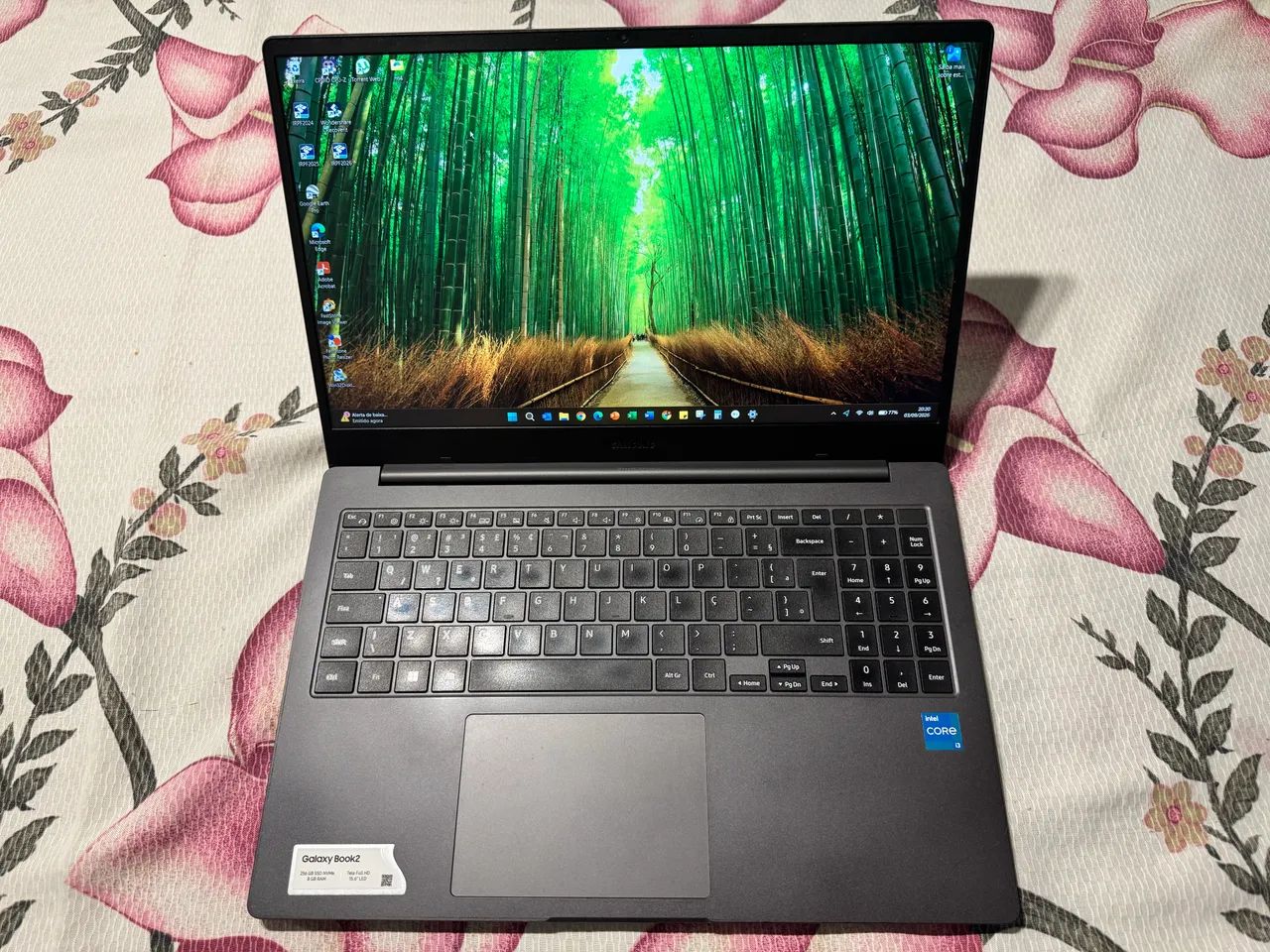 Notebook Samsung Book 2 - i3, 8gb ram, ssd 256gb, hd 1 TB, Windows 11