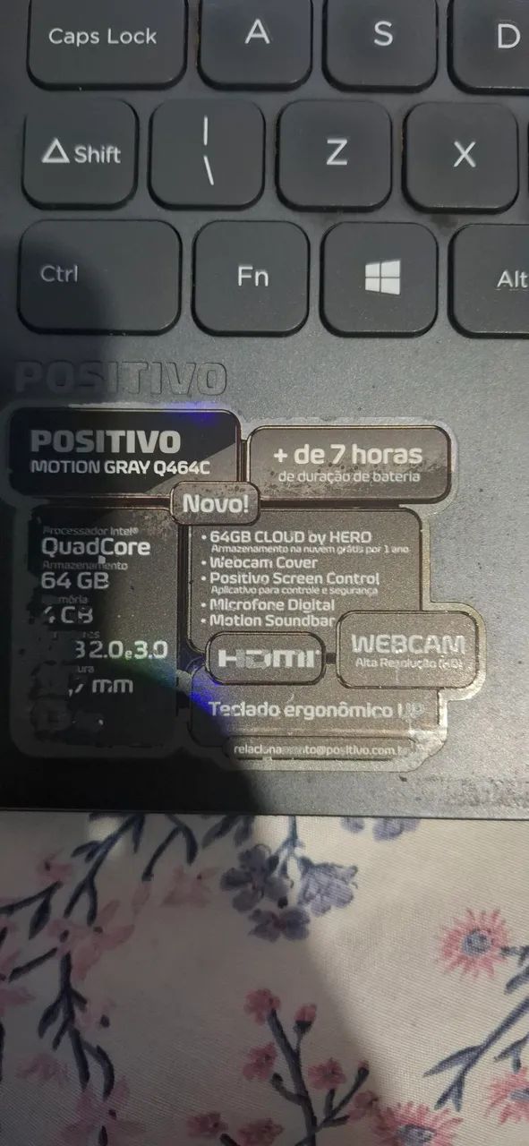 Notebook Positivo Motion Gray Q464C  - Foto 4