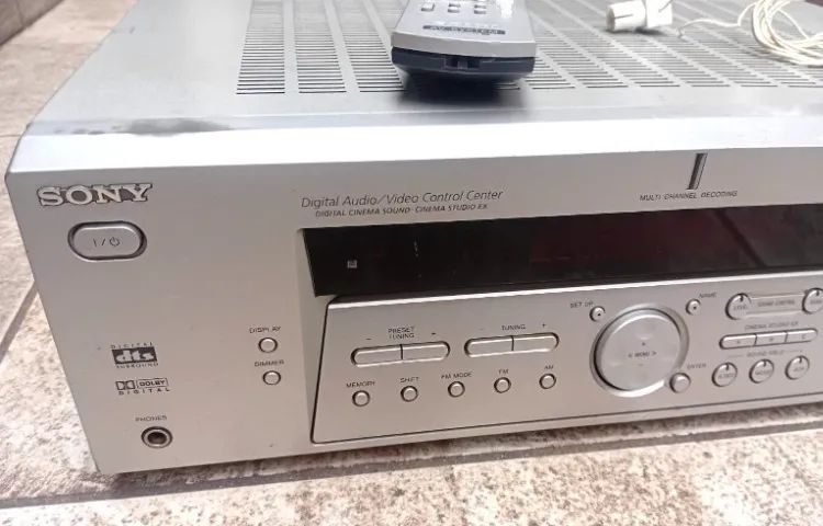 RECEIVER AV SONY STR-D485 COM CONTROLE - FUNCIONANDO - Foto 3