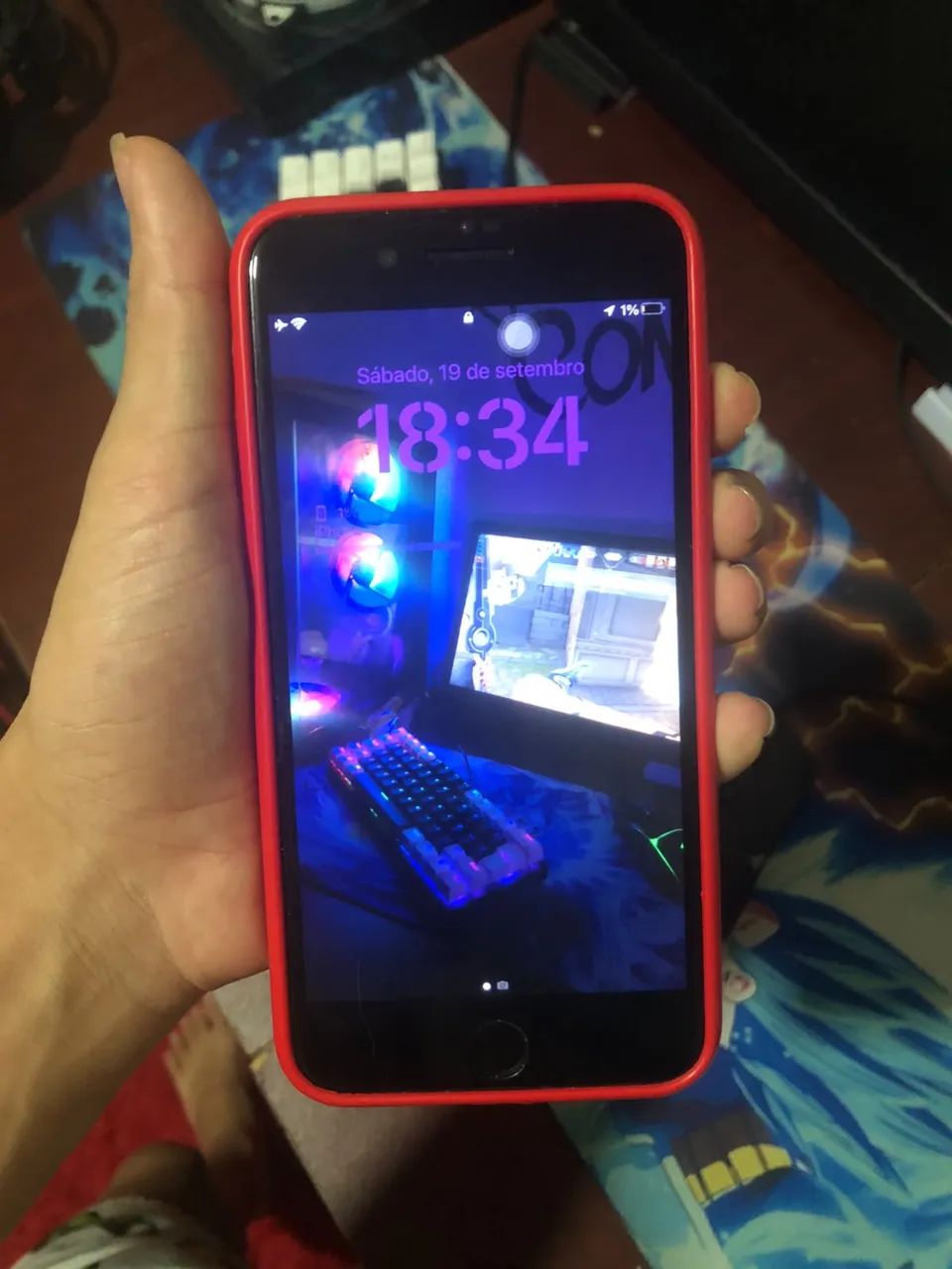 Iphone 8 plus 256 gb saude 100% - Foto 4