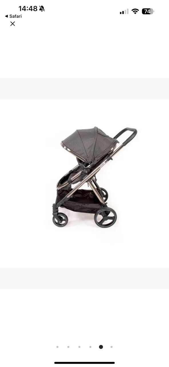 Carrinho Safety, bebê conforto e base isofix - Foto 5