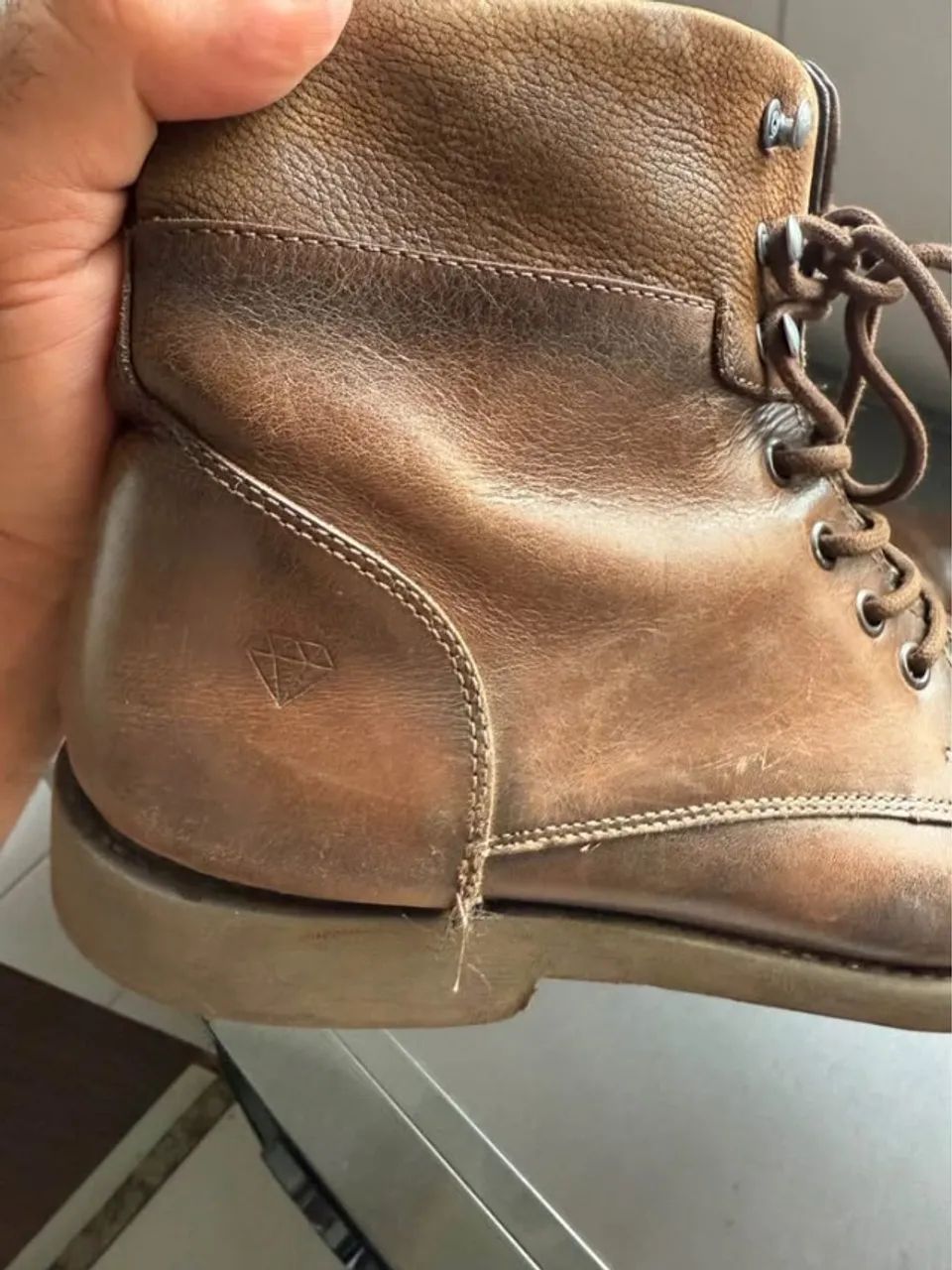 Bota Masculina de Couro Legítimo - IMPÉRIO - Foto 3