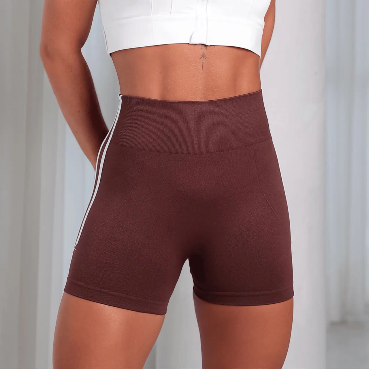 Short canelado power 