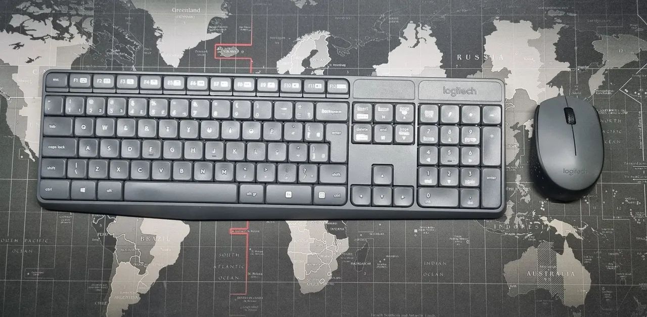 Teclado e Mouse Logitech 