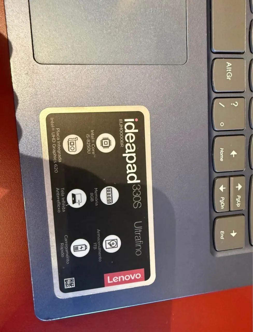 Notebook Lenovo Ideapad 330S - Intel Core i5 8ª Geração - Foto 2
