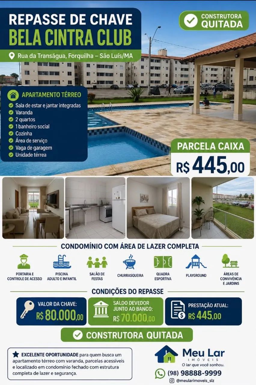 Passo chave de casas e apartamentos!
