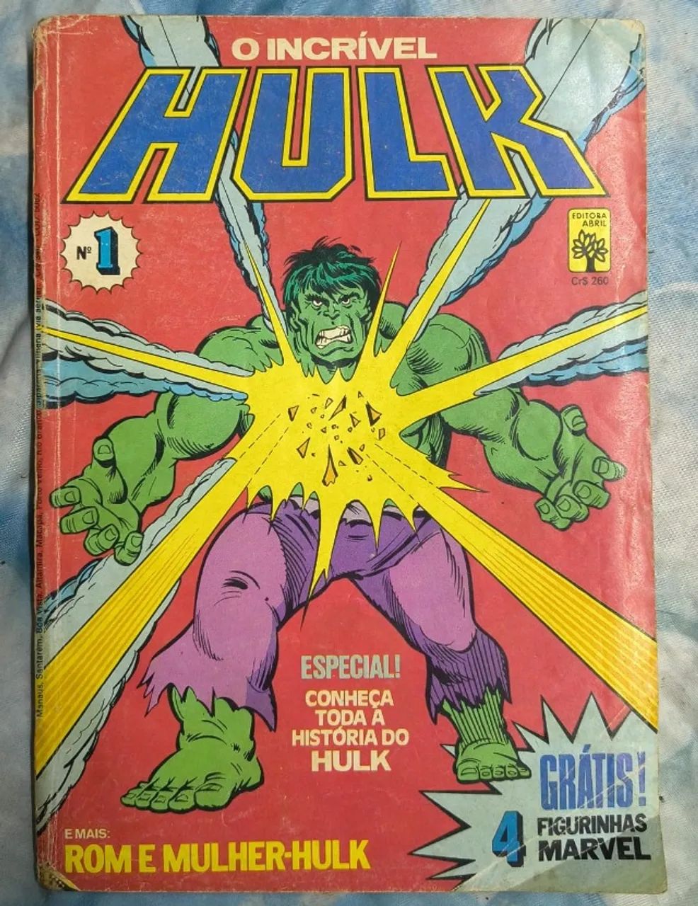 HQ O Incrível Hulk no 1 - Ed. Abril - Julho 1983