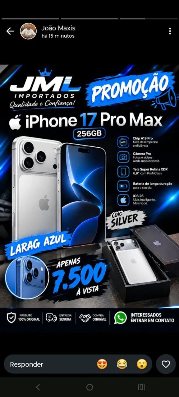 iPhone 17 pro Max