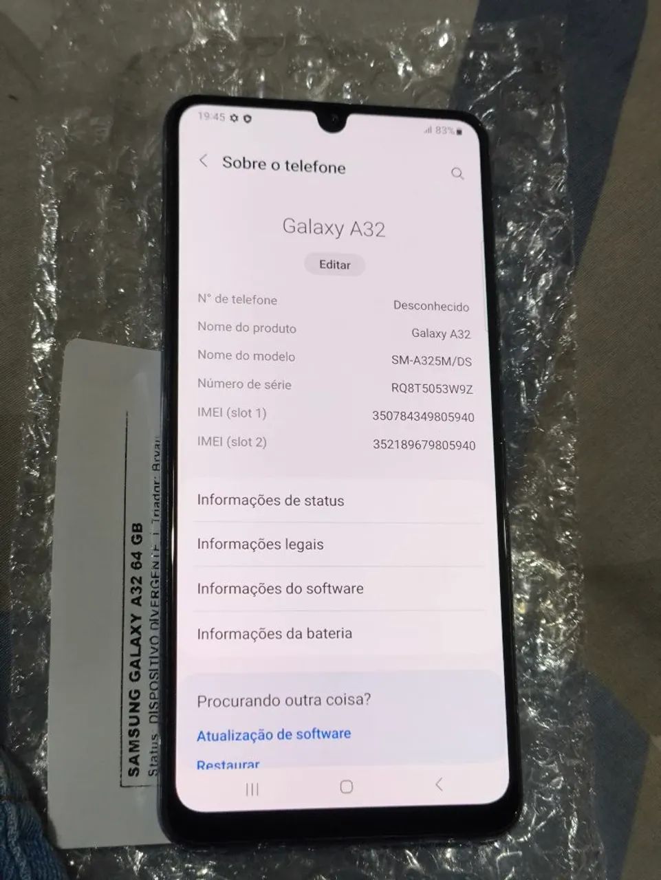 Samsung a32 perfeito 128gb  - Foto 4