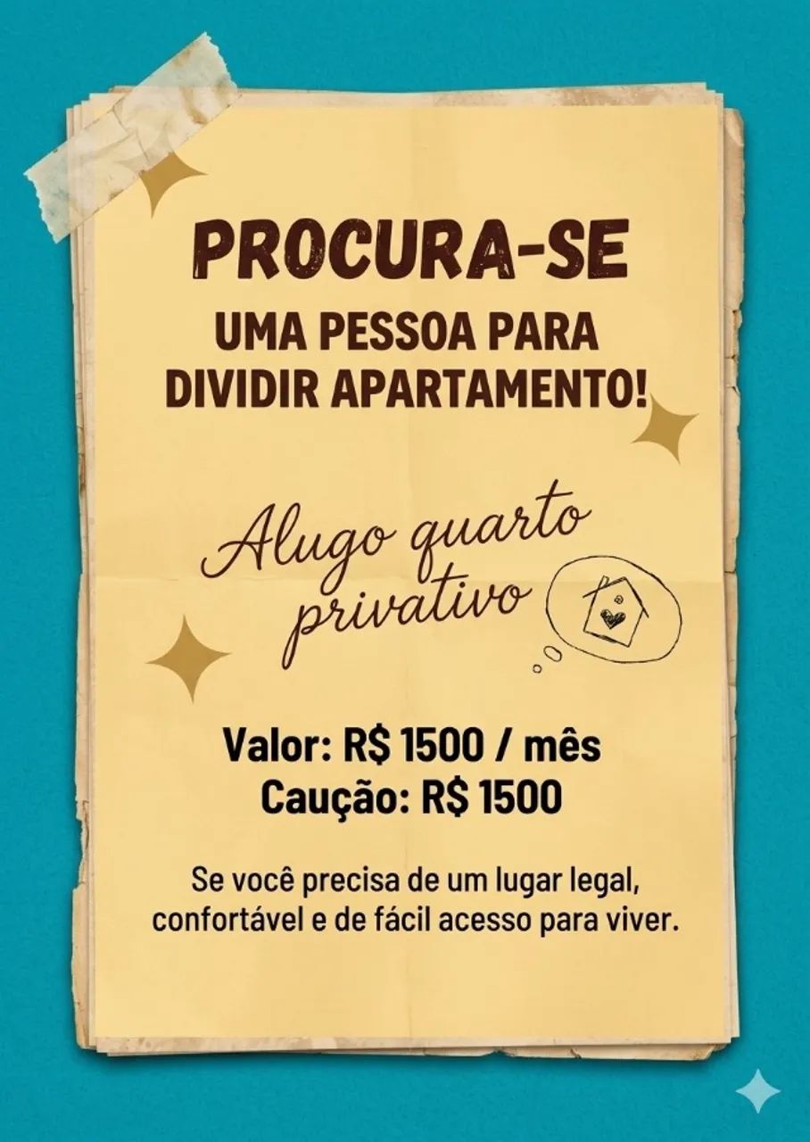 Procuro colega de casa para o Centro de Vila Velha