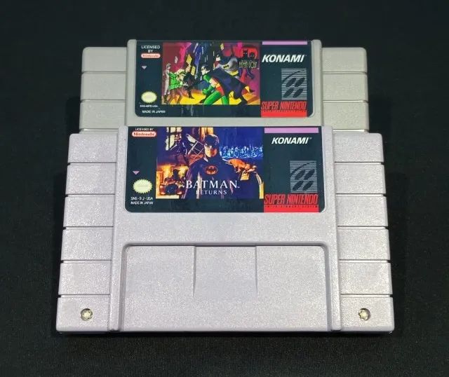 Cartuchos | Fitas de Super Nintendo Batman Returns e Batman e Robin