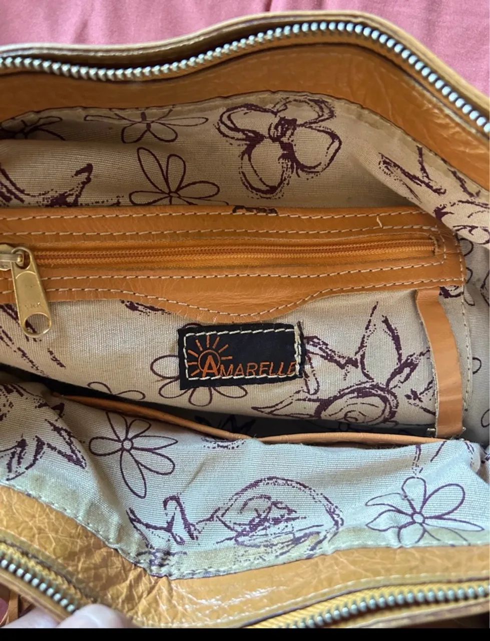 Bolsa couro Amarelle - Foto 2