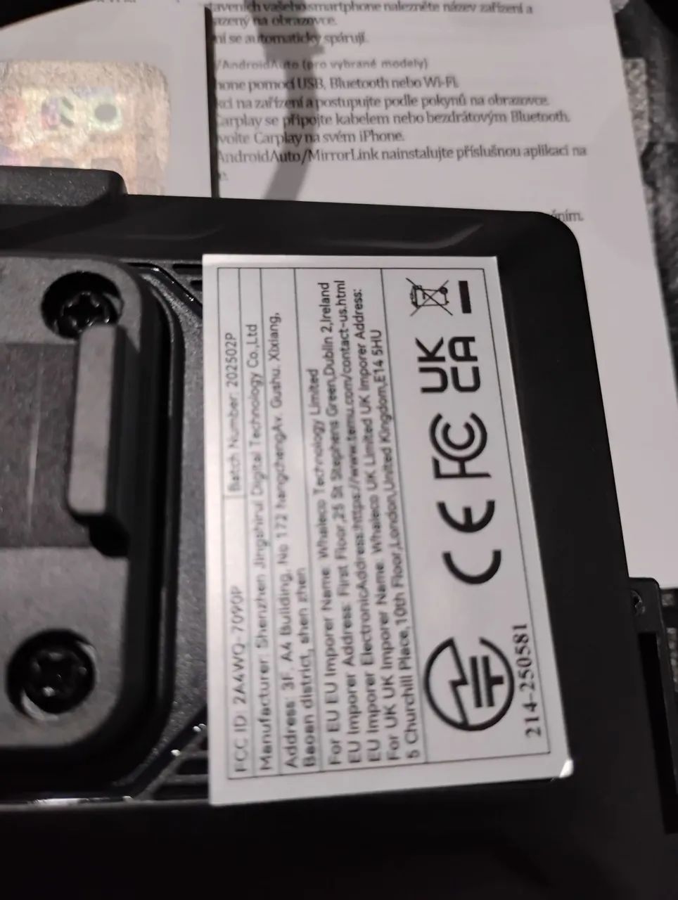 Central Multimídia 5" para Moto com Apple CarPlay e Android Auto Sem Fio (IP67) - Nova - Foto 5