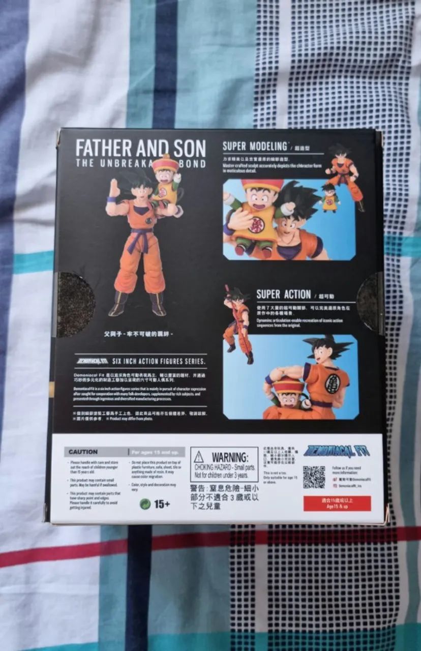 Demoniacal Fit Goku Nuvem Father and Son Action Figure Lacrado