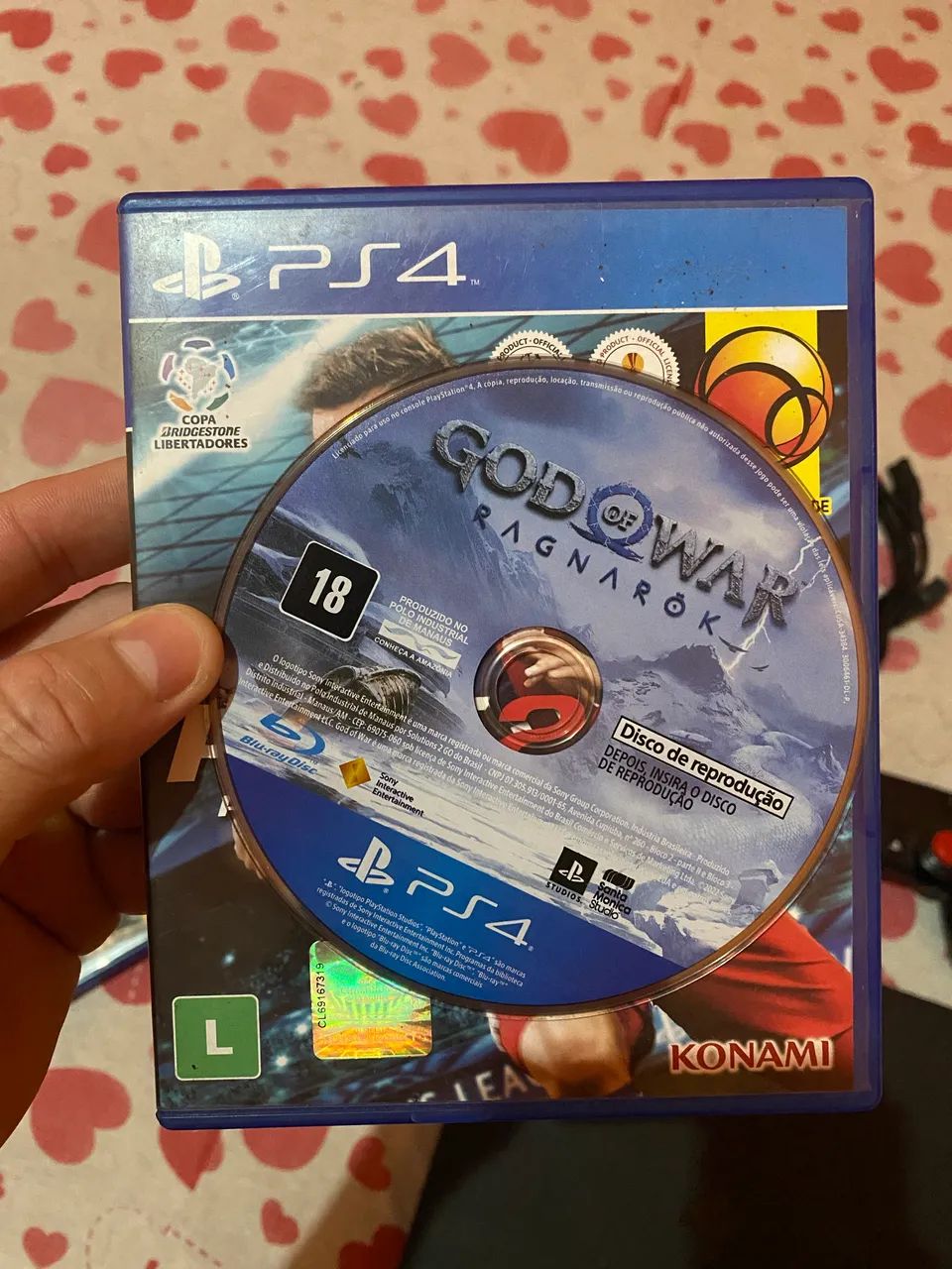 PS4 SLIM , 2 controles e 3 jogos físicos  - Foto 2