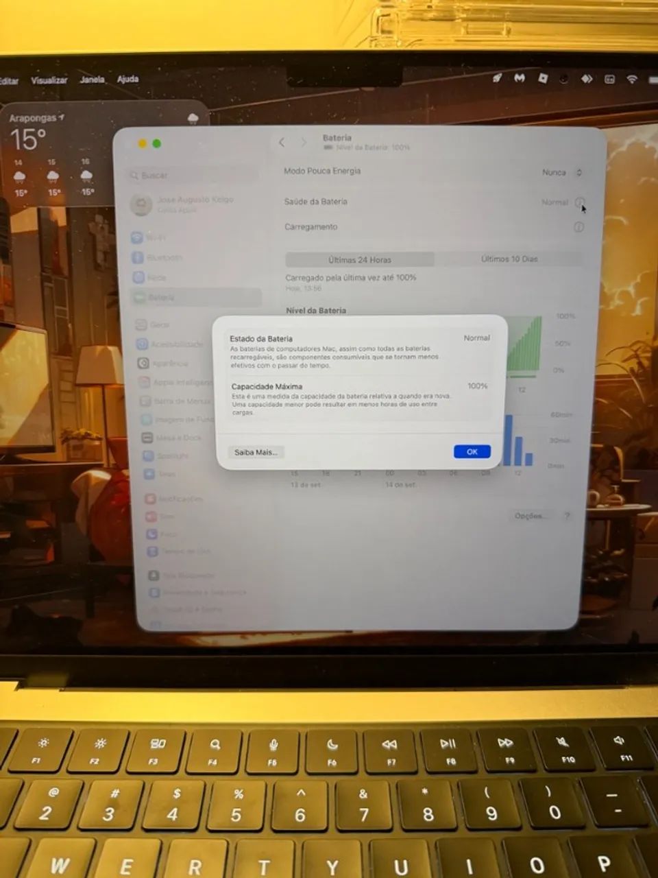 MacBook PRO M5 24gb ram - 1tb - (IMPECÁVEL) - Foto 3