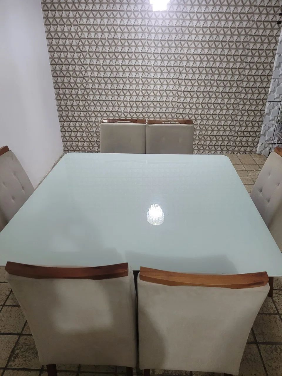 Mesa Madeira Maciça para 8 Lugares