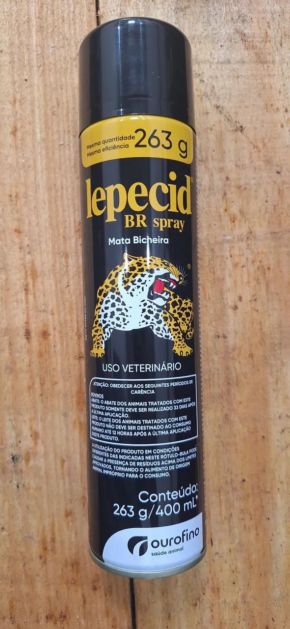 Lepecid BR Spray Mata Bicheira 400ml - Original | Ourofino Saúde Animal