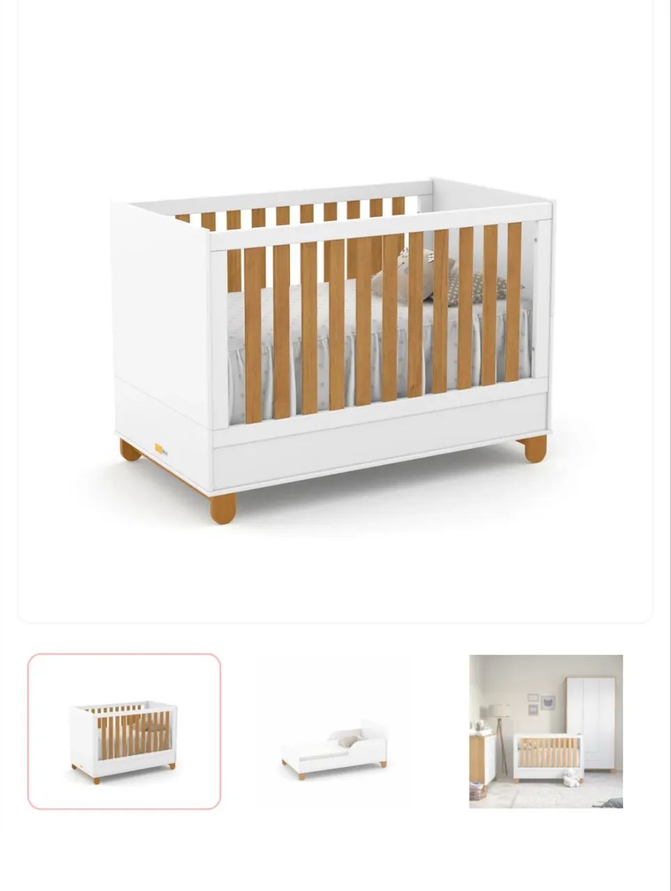 Berço e mini cama semi novo 