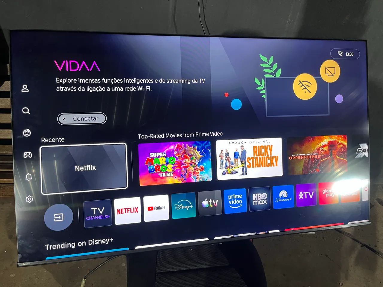 Tv Dled 55 polegadas Toshiba 4k Bhuetooth novinha na caixa  - Foto 3