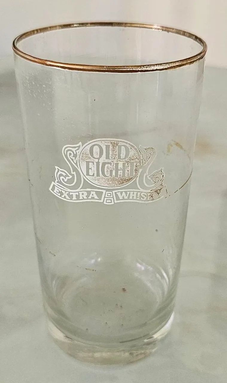 Copo antigo Old Eight, modelo Extra Whisky - Antiguidade / Vintage