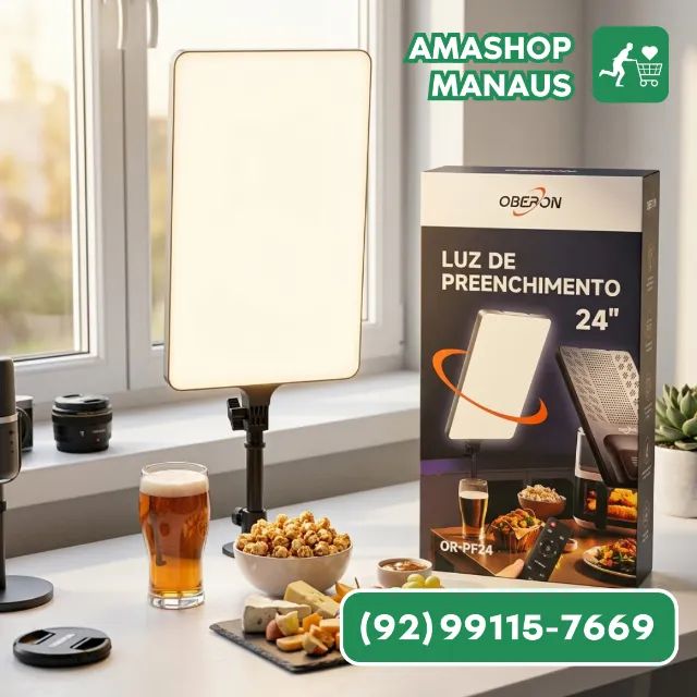 Iluminador Painel de LED Profissional Luz de Preenchimento Grande 24 Polegadas Com Tripe G
