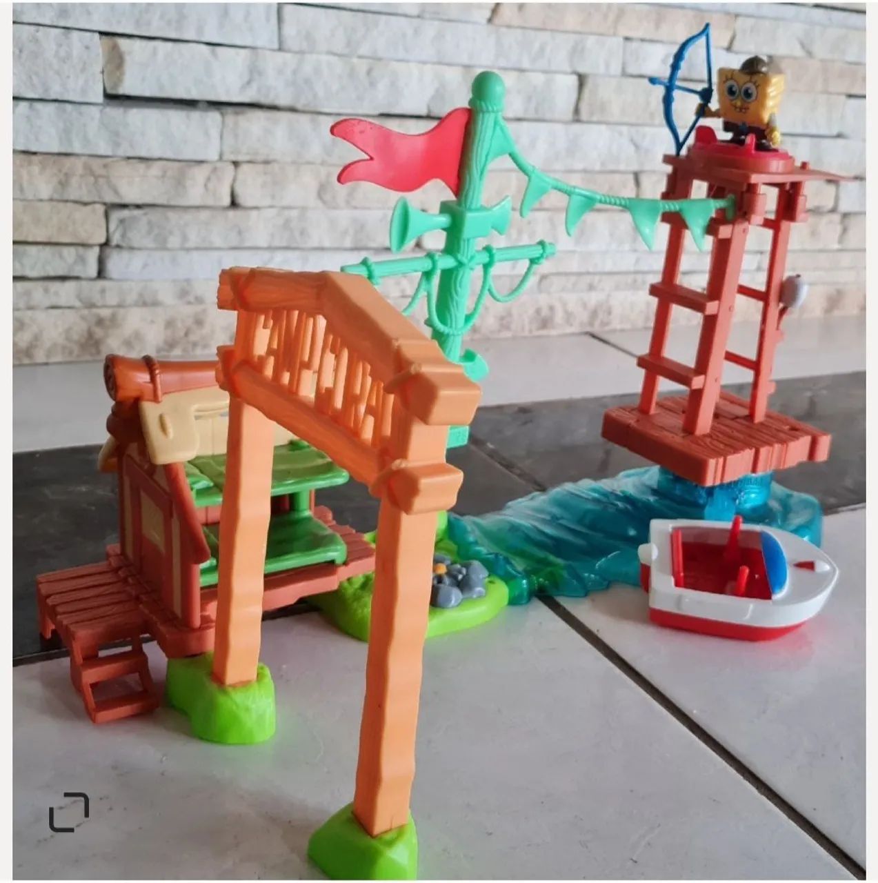 Acampamento bob esponja imaginext  - Foto 3