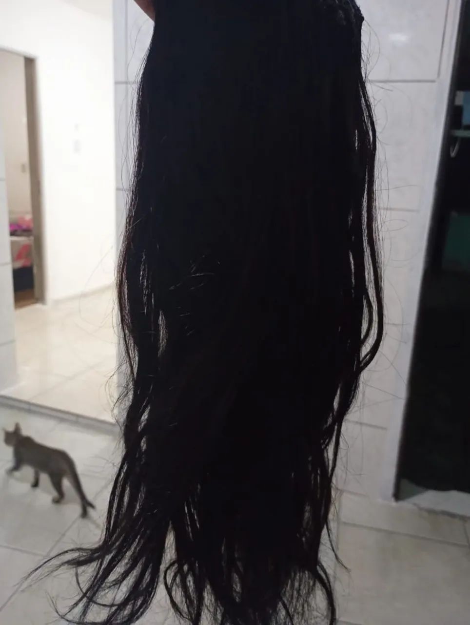 Tela d cabelo natural humano 