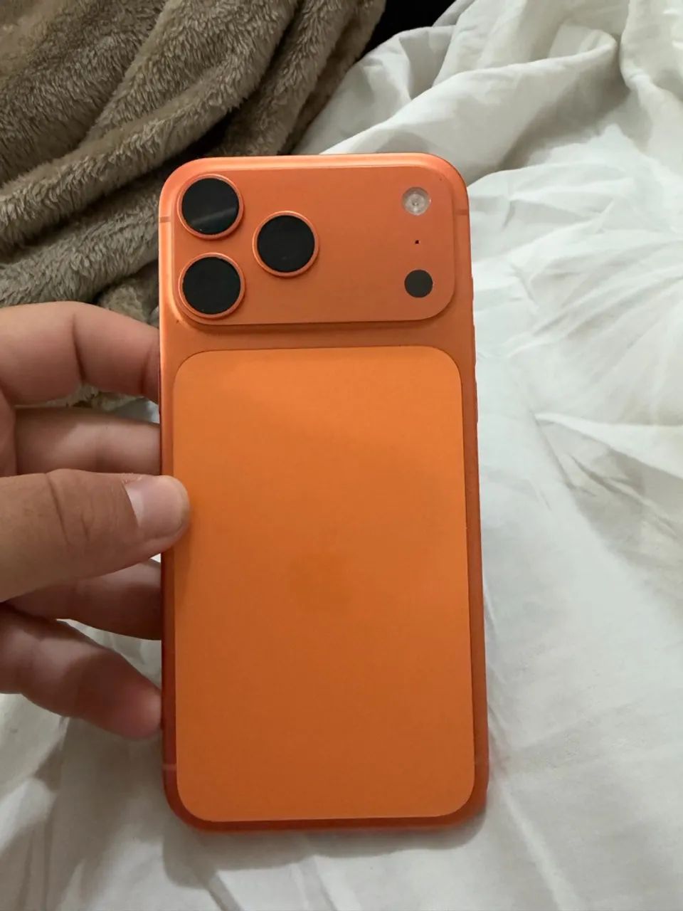 iPhone 17 pro MAX laranja sem marcas de uso 