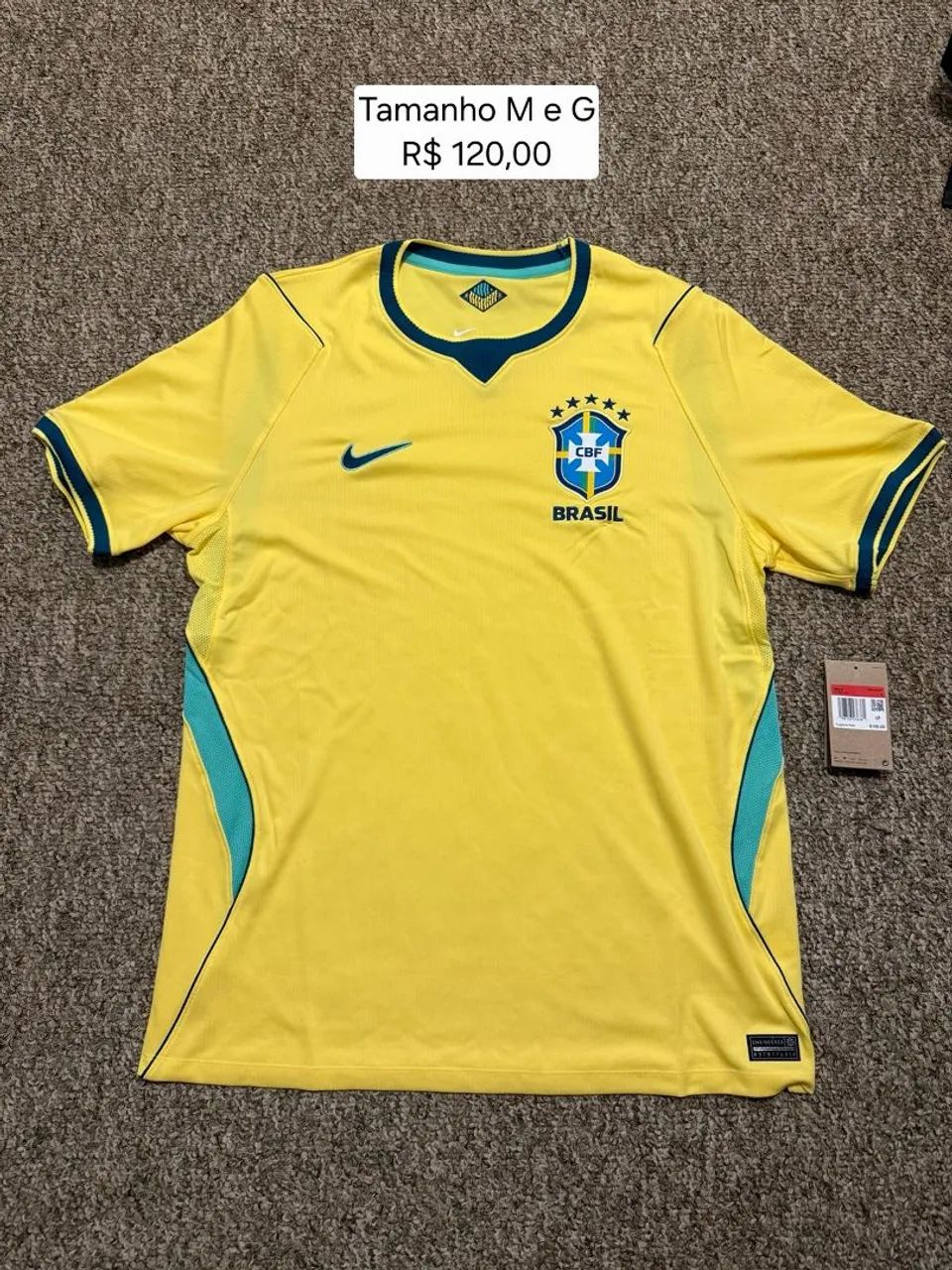 Camisas do Brasil - Tamanho M e G