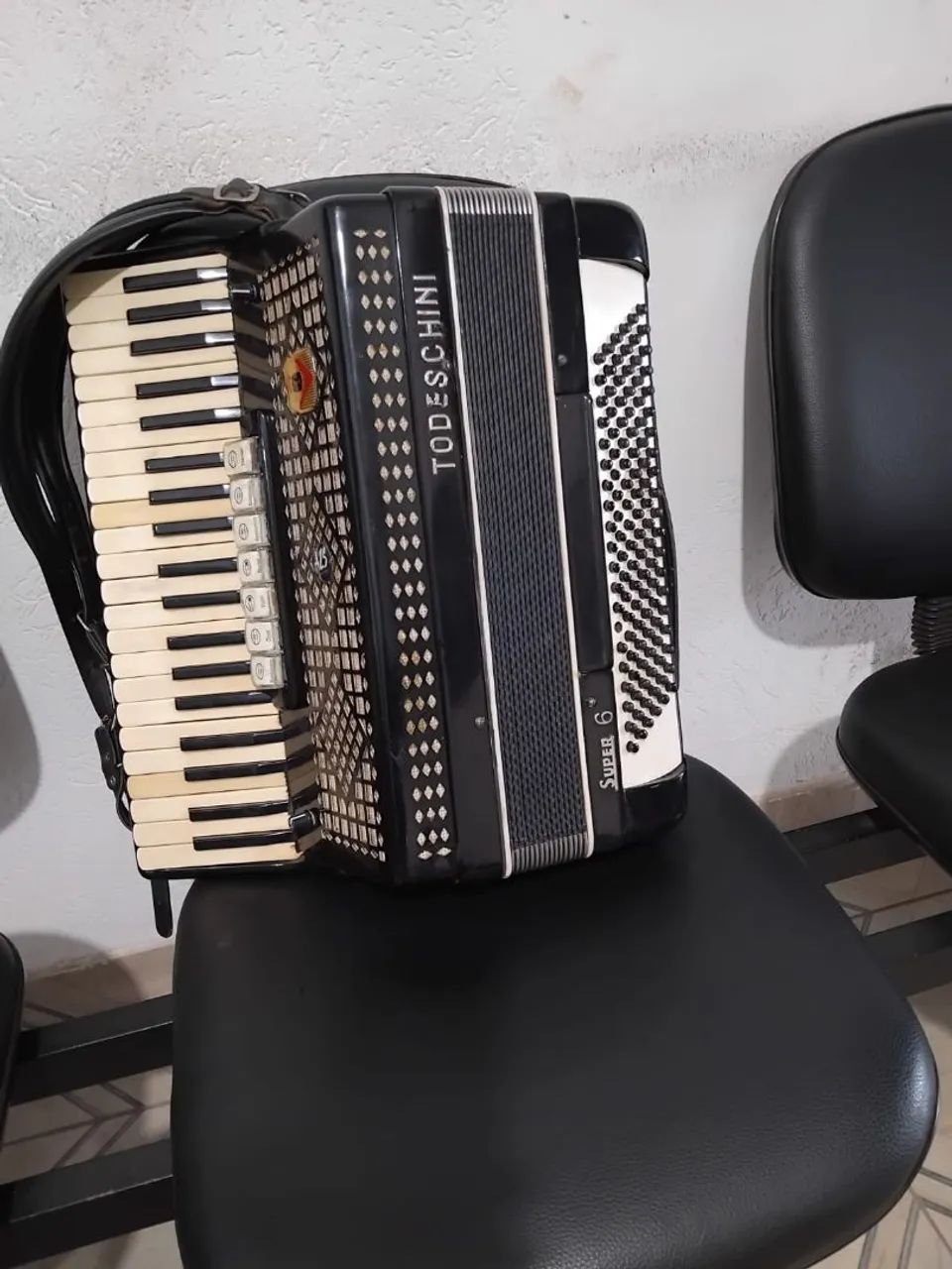 acordeon super 6 selo verde - Instrumentos musicais - Vila Juquita