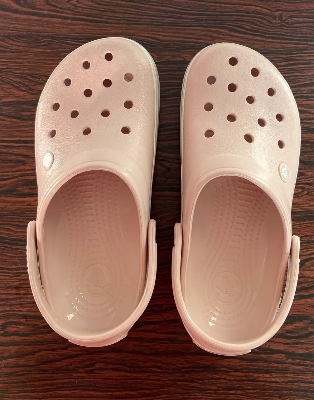 Crocs original rosa claro, tamanho 36 - Foto 3