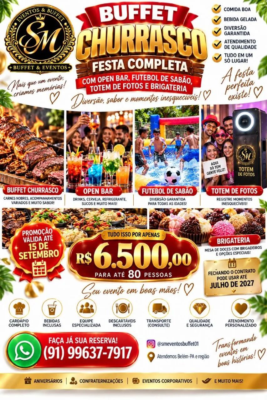 pacotes de buffet 