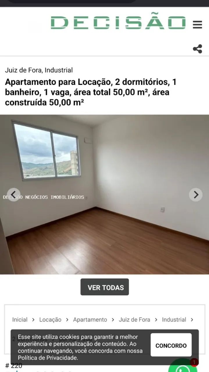 Alugo apartamento 
