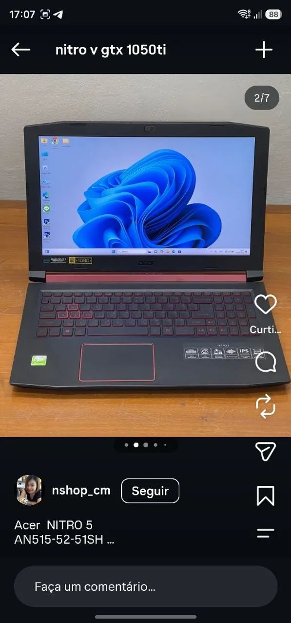 ACER NITRO 5  - Foto 4