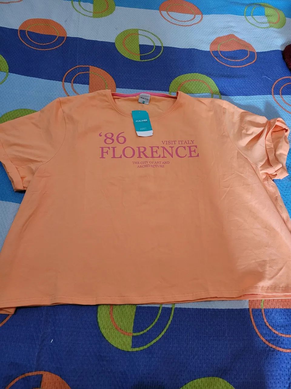 Blusa croped long plus size 