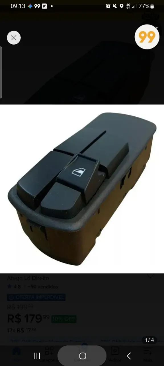 Vendo 4 Interruptor de vidro elétrico - Foto 3