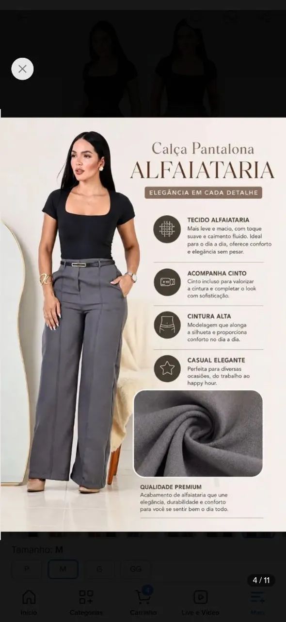 Calça alfaiataria  - Foto 2