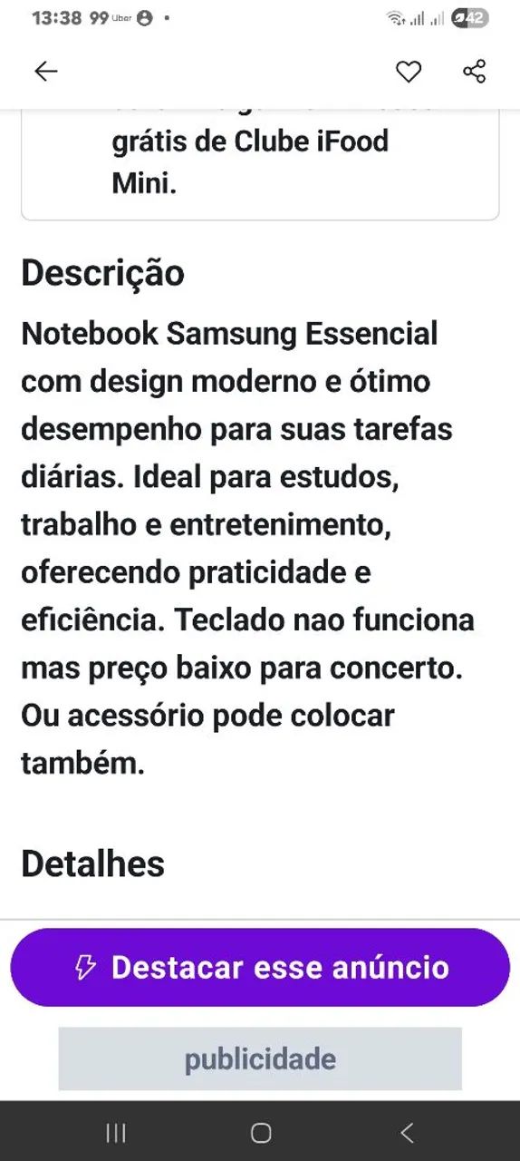 Notebook Samsung Essencial  - Foto 2