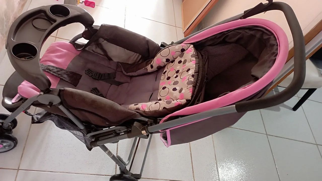 Carrinho Cosco reverse + bebê conforto  - Foto 5