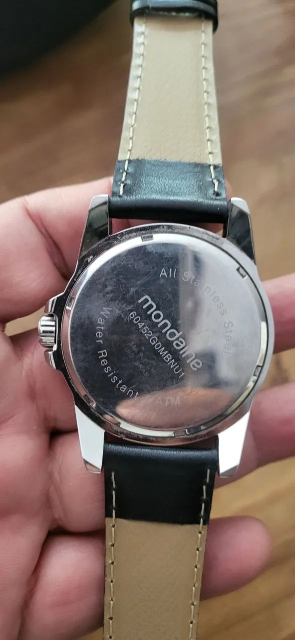 Relógio Mondaine modelo flyeger quartzo 46 mm de cx  - Foto 4