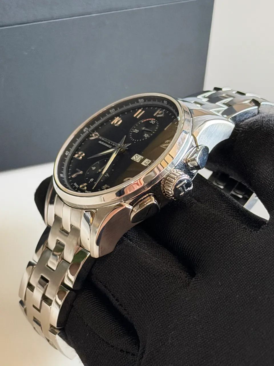 Relógio Masculino Hamilton jazzmaster cronômetro automático usado - Foto 2