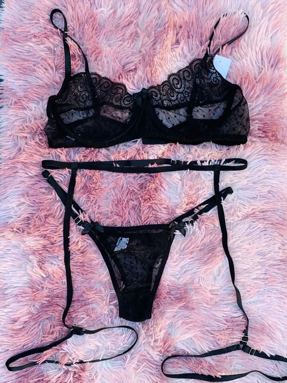 7 conjuntos de Lingerie atacado 