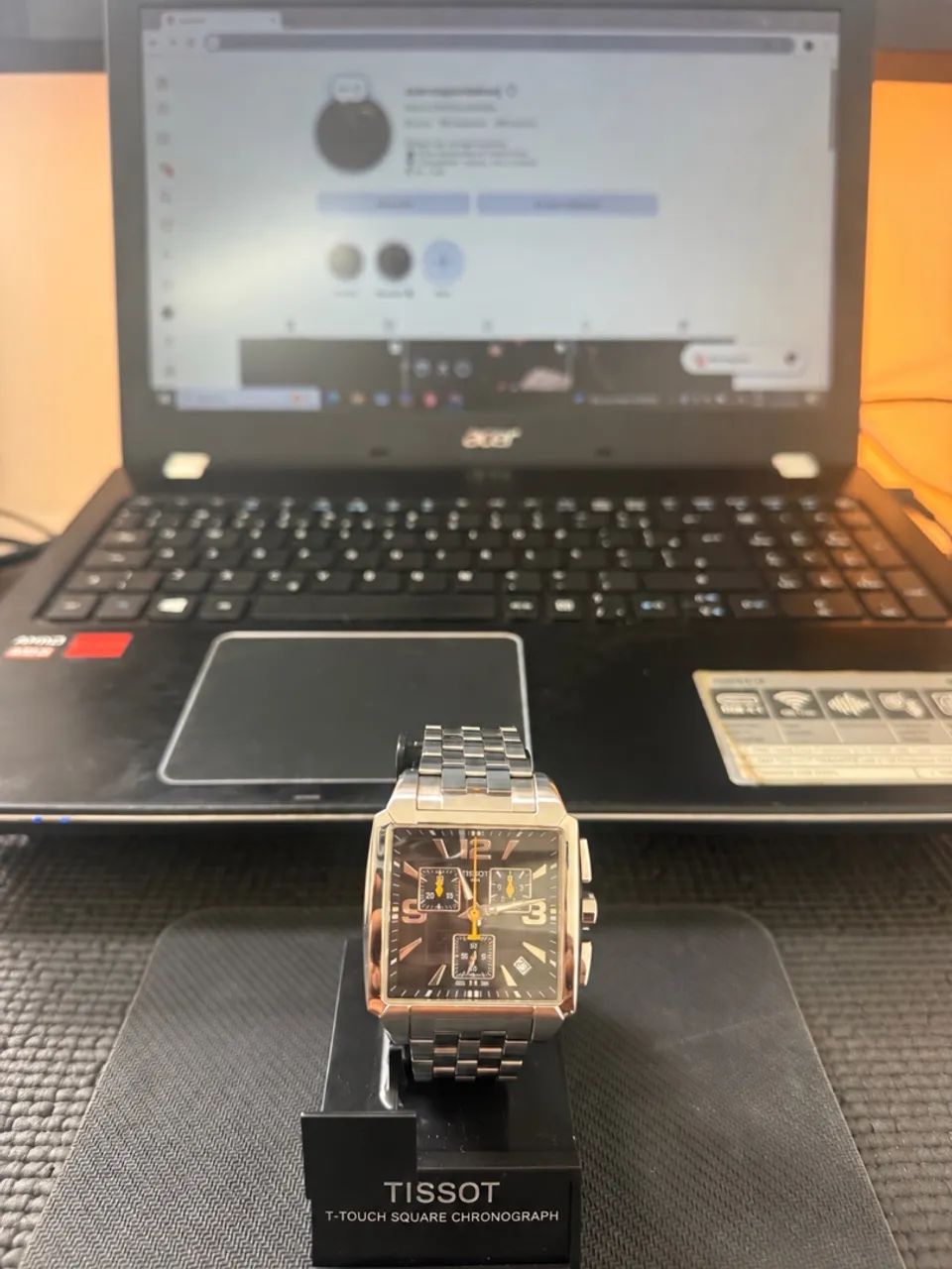 Tissot T-TOUCH SQUARE CHRONOGRAPH