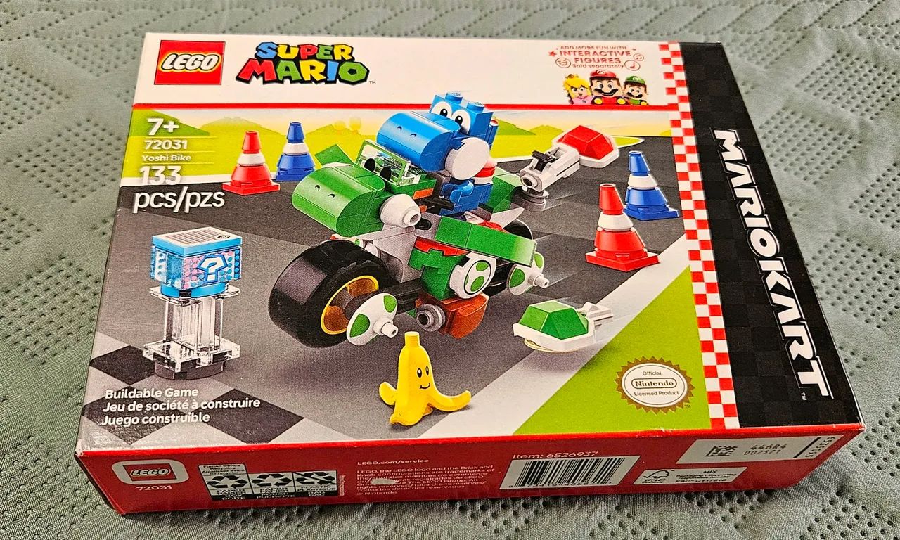 Lego® Super Mario: Mario Kart Moto Yoshi 72031 (Original e lacrado